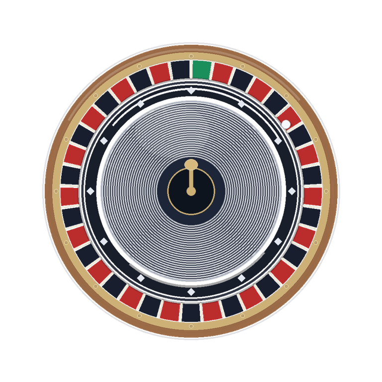 Ícone quadrado com elementos de casino